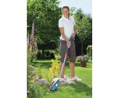 GARDENA Set Akku-Grasschere ClassicCut: Grasschere mit Teleskop-Drehstiel, Rasenkantenschere mit 8 cm Schnittbreite, für bis zu 800 m Rasenkante, Komforthandgriff, LED Ladezustandsanzeige (8890-20)