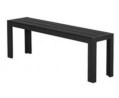 Polywood Gartenbank Ikky 132cm Alu Bank Garten Balkon Terrasse Sitzbank Parkbank