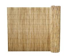 vidaXL Schilfrohrmatte 5x1 m Sichtschutz Sichtschutzmatte Schilfmatte Garten