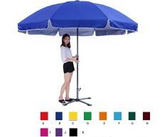 FACAI Sonnenschirme Für Balkongeländer Sonnenschirme Balkon Ampelschirm Bodenhülse Sonnenschirm Halterung Schirmhalterung Balkongeländer Balkonsonnenschirm Doppelsonnenschirm,E-8.5(ft)