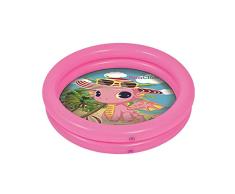 seraphicar Aufblasbarer Baby-Pool, Rosa Mini-Swimmingpool-Planschbecken Niedliches Dinaosur-Muster Sprengen Ocean Ball Pool Wasserspiel-Pool-Spielzeug Für Kinder Heißer Sommer