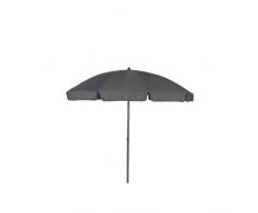 greemotion Sonnenschirm 3m mit UV-Schutz - Balkonschirm in Anthrazit-Grau - Gartenschirm knickbar - Terrassenschirm rund - Outdoor-Schirm für Balkon, Terrasse & Garten