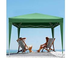 fam famgizmo Pavillon 3x3m wasserdicht Pop-Up inkl. Tasche UV-Schutz 50+ Faltpavillon Gartenzelt Partyzelt Grün
