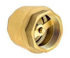 Premium 3/4 Zoll Rückschlagventil aus hochwertigem Messing robust, rostfrei und wasserdicht für Pumpe, Brunnen, Waschmaschine, Garten, Regentonne, Fass (2er Pack)