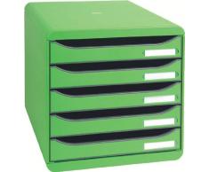 Exacompta 309795D Becken Aufbewahrungsschuppen Büro – Becken Aufbewahrungsschuppen Büro (grün, Polystyrol, Umschlag, Brief, Note, Papier, 347 x 278 x 271 mm)