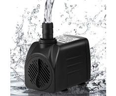 Cadrim 25Watt 1200L/H Aquarium Pumpe Wasserpumpe Tauchpumpe Förderpumpe Aquariumpumpe Schwarz