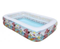 Planschbecken Pool 2 Luftkammer Badepool Schwimmbecken Swimming-Pool 982 Liter