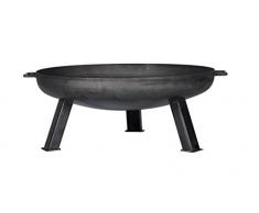 Buschbeck Feuerstelle, Feuerschale, schwarz, 80 x 80 x 30 cm, 90187.002