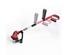 Akku Rasentrimmer mit Ersatzakku Motorsense Freischneider Trimmer 18V Lithium-Ionen (Rot)