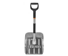 Fiskars Auto-Schneeschaufel, Länge: 71 cm, Aluminium, Schwarz/Silber, 1000740