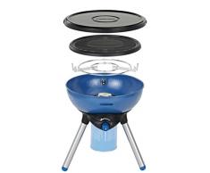 Campingaz Party Grill 200 CV Camping Grill, kleiner Gasgrill für Camping und Gaskocher in einem, Gas-Tischgrill, 2.000 Watt, Betrieb mit CV 470 Gaskartusche