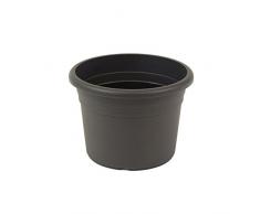 greemotion Pflanzkübel Fiona, UV-Beständiger Blumentopf aus Kunststoff, Pflanzgefäß mit Bodenlöchern, Volumen ca. 35 l, ca. Ø 50 x H 35,5 cm