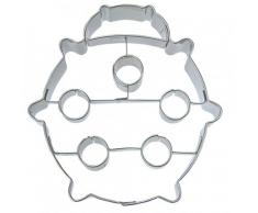 Städter Ausstechform, Edelstahl, Silber, 7 x 7 x 3 cm