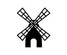 Stemplino Mini Stempel Windmühle