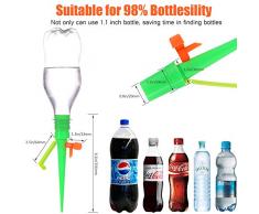 18 Stücke Automatisch Bewässerung Set, 2019 UPGRADE Pflanzen Bewässerungssystem mit Einstellbar Ventil und Anti-Fall Halterung,Bewässerung für Topfpflanzen Passend für die meisten Flaschen