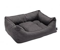 HUNTER Livingston Hundesofa, Hundebett, Strukturstoff, klassisch, M, anthrazit