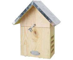 5 Stück Esschert Esschert Design Marienkäferhaus, Brutkasten, Überwinterungskasten mit Metalldach, ca. 17,4 cm x 10,1 cm x 22,8 cm