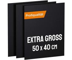 KOMOTO® BBQ Grillmatte (3er Set) 50x40 cm I Extra Dick I Grillmatten für Gasgrill und Holzkohle