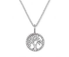 Engelsrufer Damen Kette Lebensbaum Zirkonia 925 Sterlingsilber ERN-LILTREE-ZI