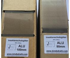 ALU Insektenschutzgitter Vogelschutzgitter 100mm x 10m