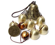 Yizunnu Garten-Metall Windspiel im Innen Bell Windspiel Home Dekoration 40 cm