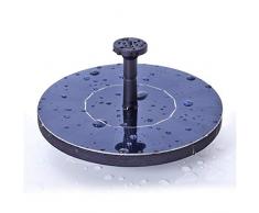 Nologo Solarbrunnen Garten-Dekoration Wasserbrunnen Mini solarbetriebene Brunnen Garten Pool Teich Sonnenkollektor Schwimm Brunnen LPLHJD