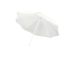 Strandschirm / Sonnenschirm / stufenlos verstellbar / Farbe: weiß