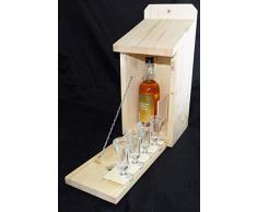 Vogelhaus Schnapsbar Garten Geschenk Zwitscherkasten mit Vogelmotiv