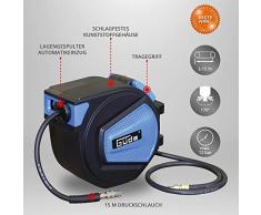 Güde 02882 Automatik Schlauchtrommel 15M (12 Bar max. Arbeitsdruck, 9,5mm Innendurchmesser, 3mm Stärke Wandung)