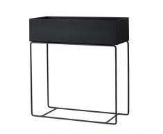 Ferm Living Plant Box Blumenkasten, Metall, schwarz, 65cm