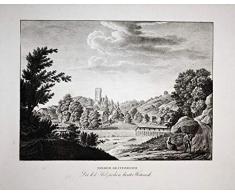 Der k.k. Holzrechen hinter Weiteneck. - Weitenegg Leiben Donau BZ Melk Niederösterreich Österreich Austria Ansicht