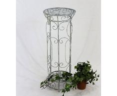 DanDiBo Blumensäule Romance 20305 Rund 63 cm Blumenhocker aus Metall Blumenständer Hocker