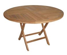 KMH®, Teak Klapptisch rund 120 cm (#102114)