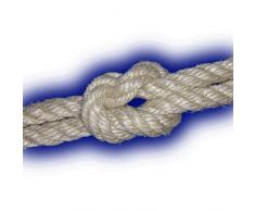 16mm Polyhanf gedreht 2000daN Historic Tauwerk Tau 4-fach geschlagen 5m verrottungssicher Polyhanfseil Seil Polypropylen UV-beständig