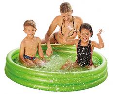 Smart Planet® Planschbecken Neon Shine - 3-Ring Pool aufblasbar - 122 x 23 cm - Kinderpool - Babypool - Schwimmbecken - Aufstellpool - Prägung