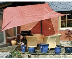 Eduplay Sonnensegel, 5x5m, Quadrat, rost