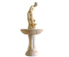 STILISTA® Gartenbrunnen Modell Aphrodite Springbrunnen 55 x 55 x 118 cm Brunnen inkl. Pumpe