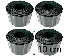 36m Rasenkante grün 10cm hoch Gartenpalisade Beetumrandung Palisaden Rasenborde