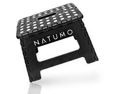 NATUMO® Premium Tritthocker Klapphocker 150kg - Faltbar Küchenhocker Klapptritt Bad-Hocker Klappbar Garten Klappstuhl Klein Kinderfußbank Kindertritt Aufstiegshilfe Waschbecken Für Kinder Erwachsene