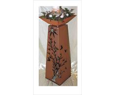 Jabo Design Rost Säule + Schale RS124+S11 Säulen konisch Gartensäulen Säulen Deko Blumen