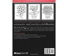 Malbuch für Erwachsene: Traumhafte Blumensträuße/Bouquets (Kleestern®, A4 Format, 40+ Motive) (A4 Malbuch für Erwachsene)
