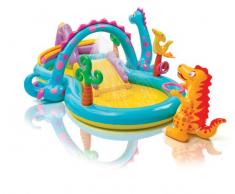 Intex Dinoland Play Center - Kinder Aufstellpool - Planschbecken - 333 x 229 x 112 cm - Für 3+ Jahre