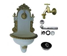 Graf von Gerlitzen Bassena Wandbrunnen Wand Brunnen Blumenampel Zapfstelle Serie Antik Prunkbrunnen MCG