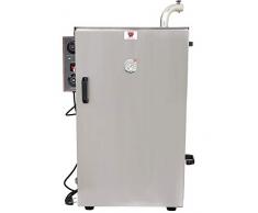 Beeketal BDSH-S03 elektrischer Edelstahl Räucherofen mit Wärmedämmung (doppelwandig), Räucherschrank mit Zeitsteuerung, Thermostat (30-135°C) und Gewürzschublade - (H/B/T) ca. 900 x 600 x 410 mm