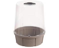 Ondis24 Tomaten Gewächshaus, Balkon, Frühbeet mit Belüftung, Ventilationsöffnungen, Anzuchtbeet für Jungpflanzen (Taupe)