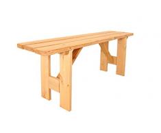 Len Mar.de Holzbank Gartenbank Parkbank Massivholz Holz-Gartenbank Terrassenbank GB-120