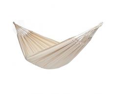 Doppel Hängematte XL Beleza natur 100 % Bio Baumwolle aus kontrolliert-biologischem Anbau (kbA) Tuchhängematte Fair Trade von Hängemattenglück
