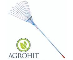 PLANTA Verstellfächerrechen aus Metall Fächerbesen, Laubbesen, Laubrechen