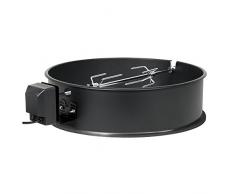 BBQ-Toro Grillspieß Set für Weber Kugelgrill (57 cm) und viele andere Modelle, Rotisserie, Drehspieß für Holzkohle Grill und Gas Grill, elektrischer Drehspiess, Barbecue