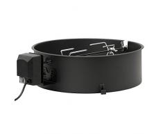 BBQ-Toro Grillspieß Set für Weber Kugelgrill (47 cm) und viele andere Modelle, Rotisserie, Drehspieß für Holzkohle Grill …